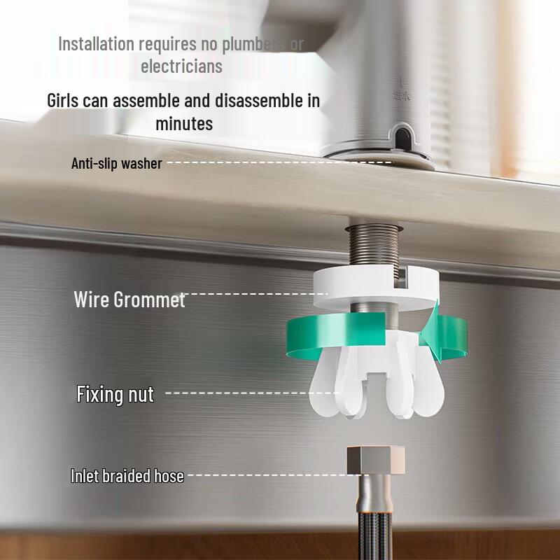 

Кран MICOE для мгновенного нагрева воды с поворотным изливом