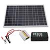 Solar Panel Kit 30W Solar Panel 220W MPPT Power Inverter Waterproof Controller for Power