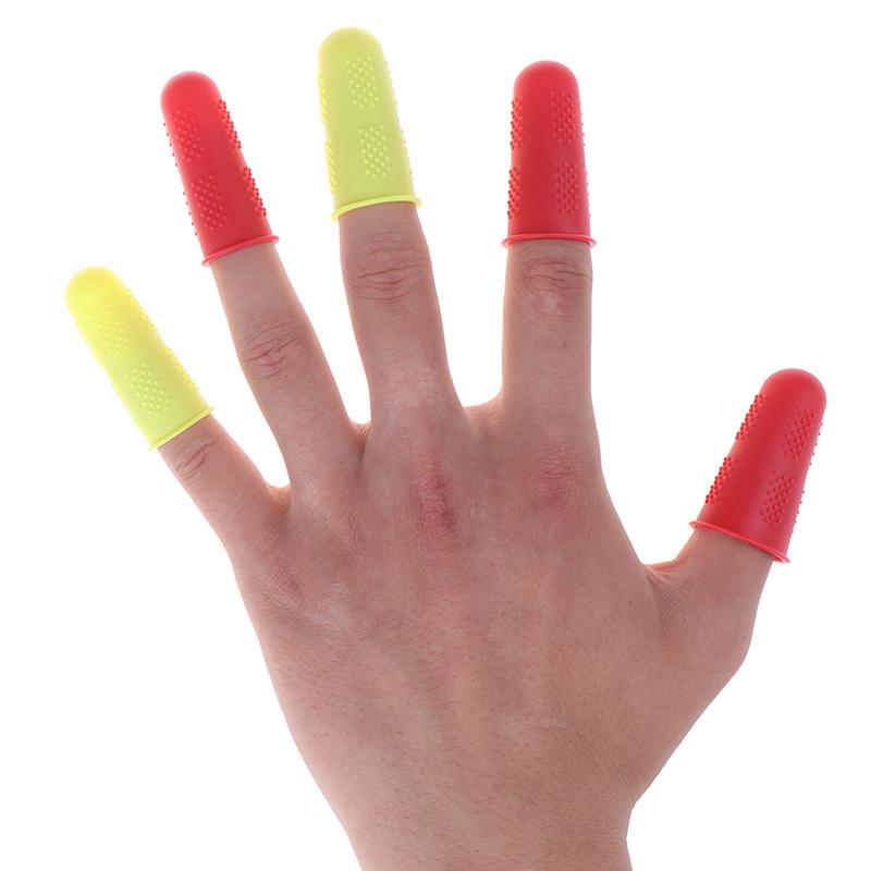 3pcs/set Silicone Finger Protector Sleeve Cover Anti-slip Fingers Cover