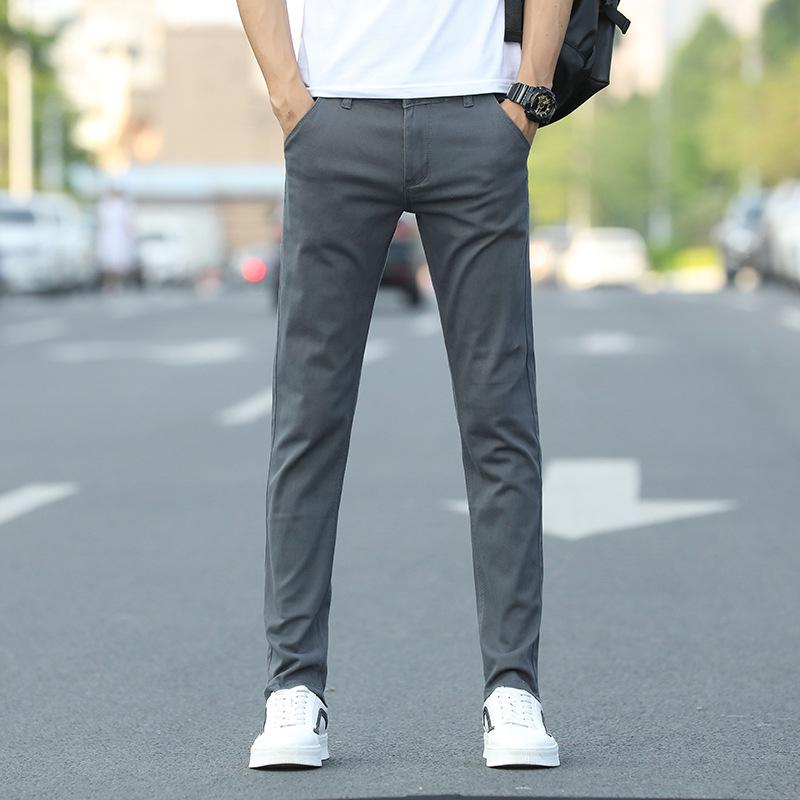 

Мужские эластичные повседневные брюки в корейском стиле для подростков и взрослых 36 - 180 catty