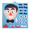 Non-Woven Five Sense Organs DIY Assembling Puzzle Jigsaw Children Training Toy
