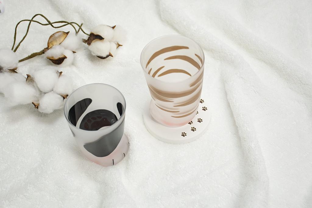 Diatomaceous Earth Cat Set of 4 Coasters, Design,