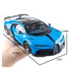 1/18 Bugatti Chiron Supercar Alloy Diecast Toy Scale Car Model Sound and Light Miniature Vehicle Children's Toy Collection Decorative Gift