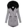 Women's Fashion Fleece Hooded Coat Lamb Wool Cotton Padded Warm Winter Coat