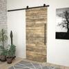 Vidaxl System Do Montażu Drzwi Przesuwnych Skien, 200 Cm, Stal, Czarny