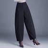Winter Casual Warm Slimming Pumpkin Harem Pants – Korean Style Wide Leg