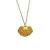 Double-Sided Intricate Filigree Necklace: Timeless Non-Fading Gold Pendant for Women