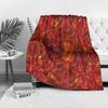 Patterned Blanket Red Geometric Print Throw Blanket Sofa Bed Bedding for Kids Teens Adults Decorative Gift