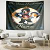 Custom Name The Three Musketeers Print Tapestry, Backdrop, Easy Setup, Ideal for Bedroom, Office & Living Room, with Aesthetic Wall Hanging Decor.