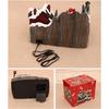 Christmas Village House Figurine with Led Light Festival Holiday