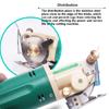 220V 5W Rotary Blade Electric Round Knife Electric Scissors Cloth Cutter Fabric Cutting Machine US Plug