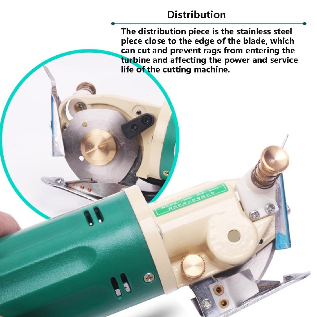 220V 5W Rotary Blade Electric Round Knife Electric Scissors Cloth Cutter Fabric Cutting Machine US Plug