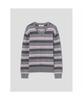 8SECONDS V-Neck Striped Pullover Purple