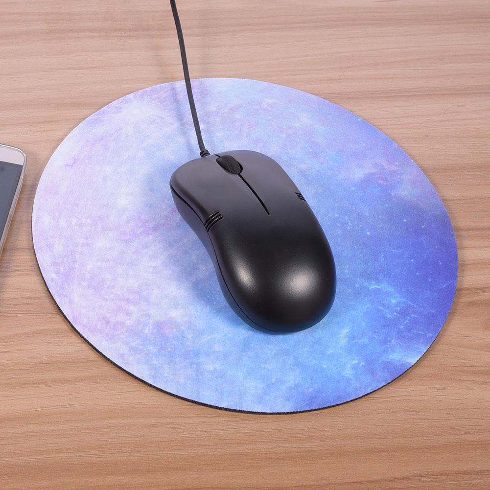 

Soft Natural Rubber Planet Fashion Round Gaming Mouse Pad Style D Iridescent Mercury