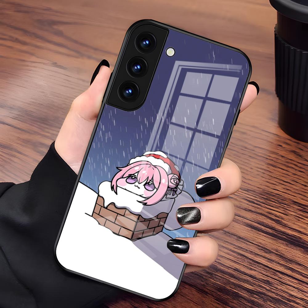 N-NIKKES Doro Phone Case For Samsung A56 A36 A26 A16 A15 A25 A35 A55 A14 A34 A24 A54 Glass Case