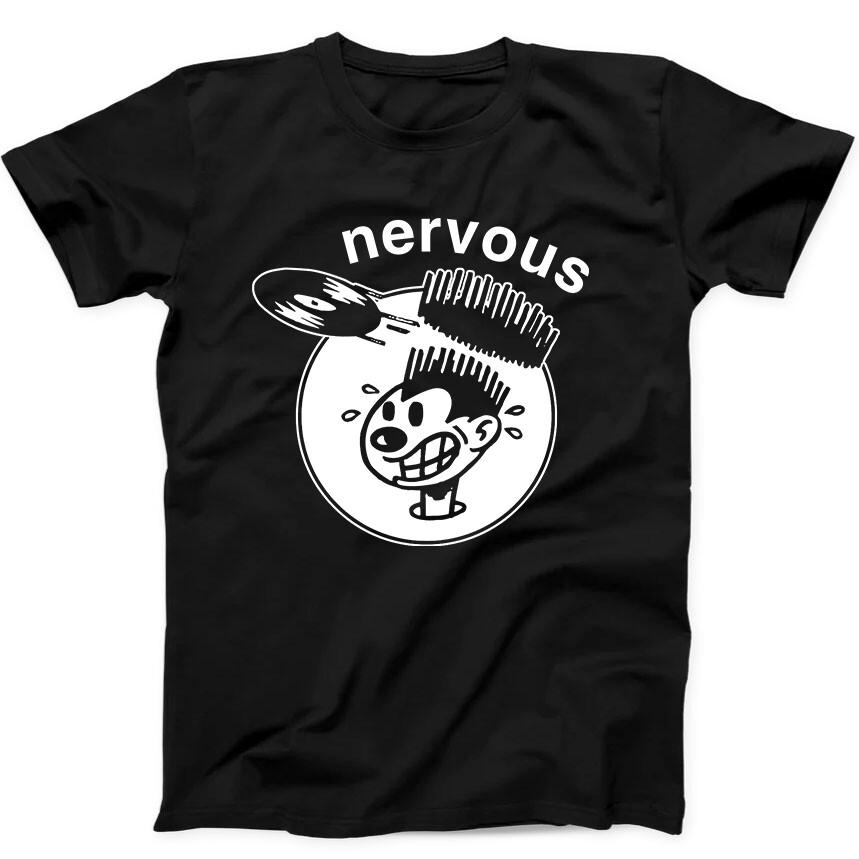 Nervous Records Hip Hop House Music Funny Best Seller Gift Tee Black T Shirt Unisex T-Shirt XXL