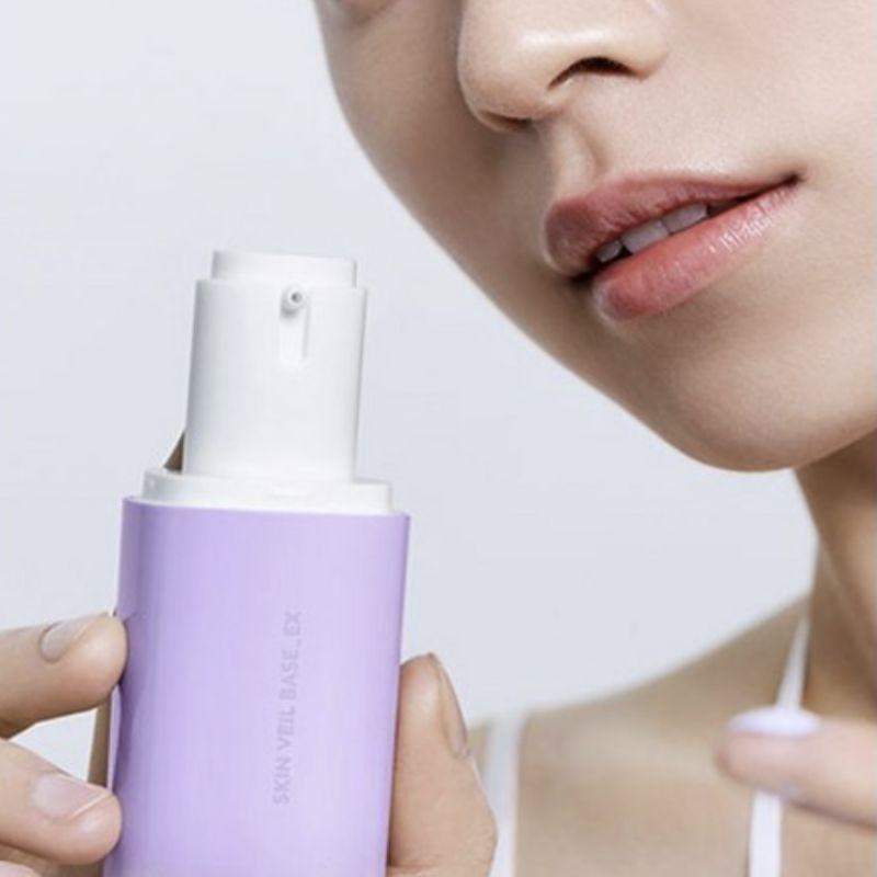 LANEIGE Skin Veil Base EX SPF28 PA++ 30ml | Tone Correcting Makeup Base (Pure Violet / Mint Green)