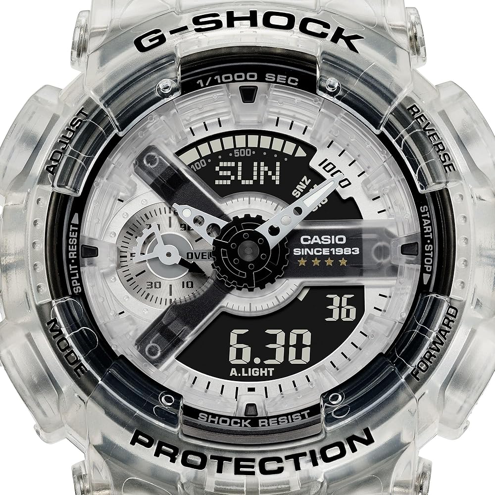 Casio G-Shock GA-114RX-7A Analog-Digital Watch Water Resistant Shock Resistant White