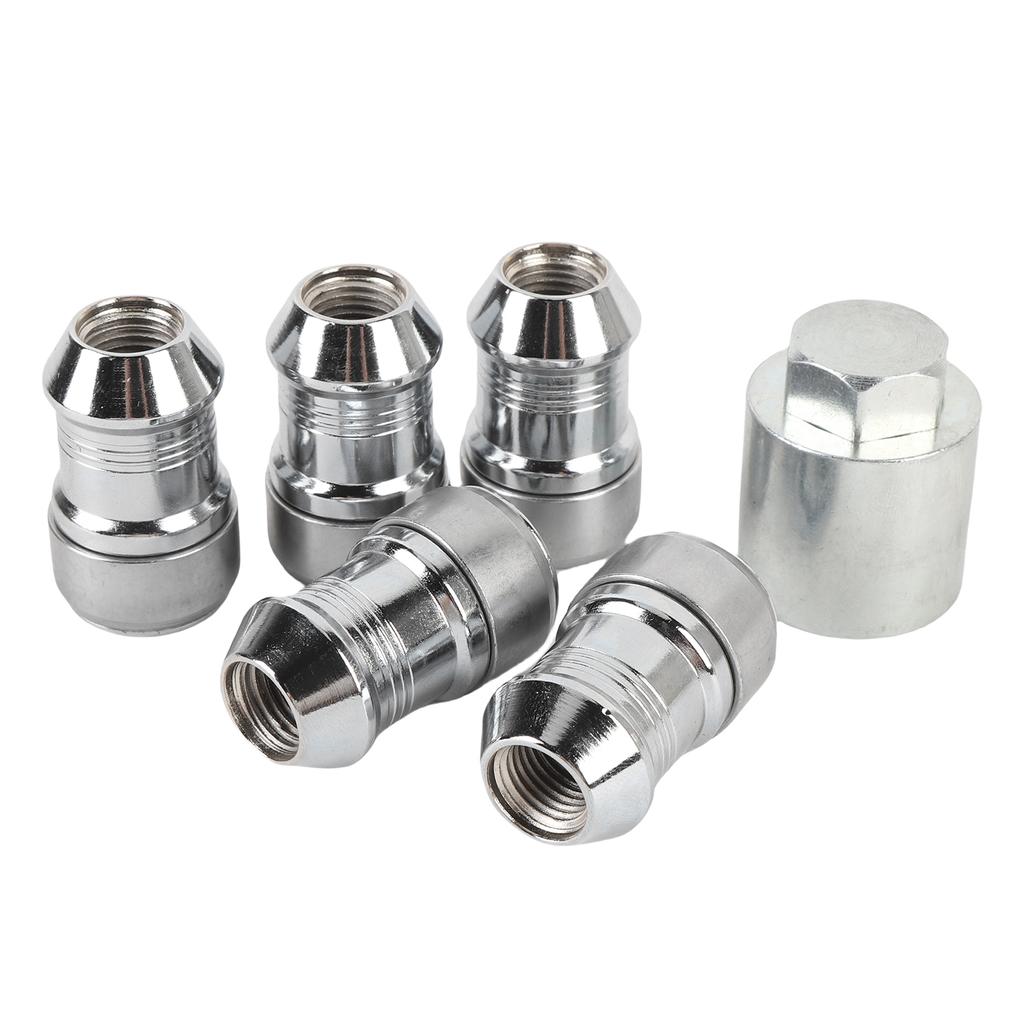 Wheel Lock Set with Key 82215711 Anti Theft Locking Lug Nuts Replacement for JL JT 2018 2025