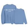 Women's Oversized Long Sleeve Crewneck Sweatshirt Casual Loose-Fitting Drawstring