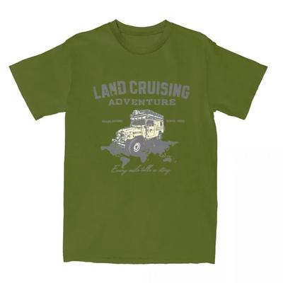 Koszulka Overland Land Cruse 80 Off Road Outfits dla Mężczyzn Kobiet Przygoda Landcruising Casual Nowość