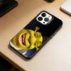 Cute S-Shrek  Phone Case For iPhone 17,16,15,14,13,12,11 Plus,Pro Max,XS,Colored Silver Plated Inside Cover