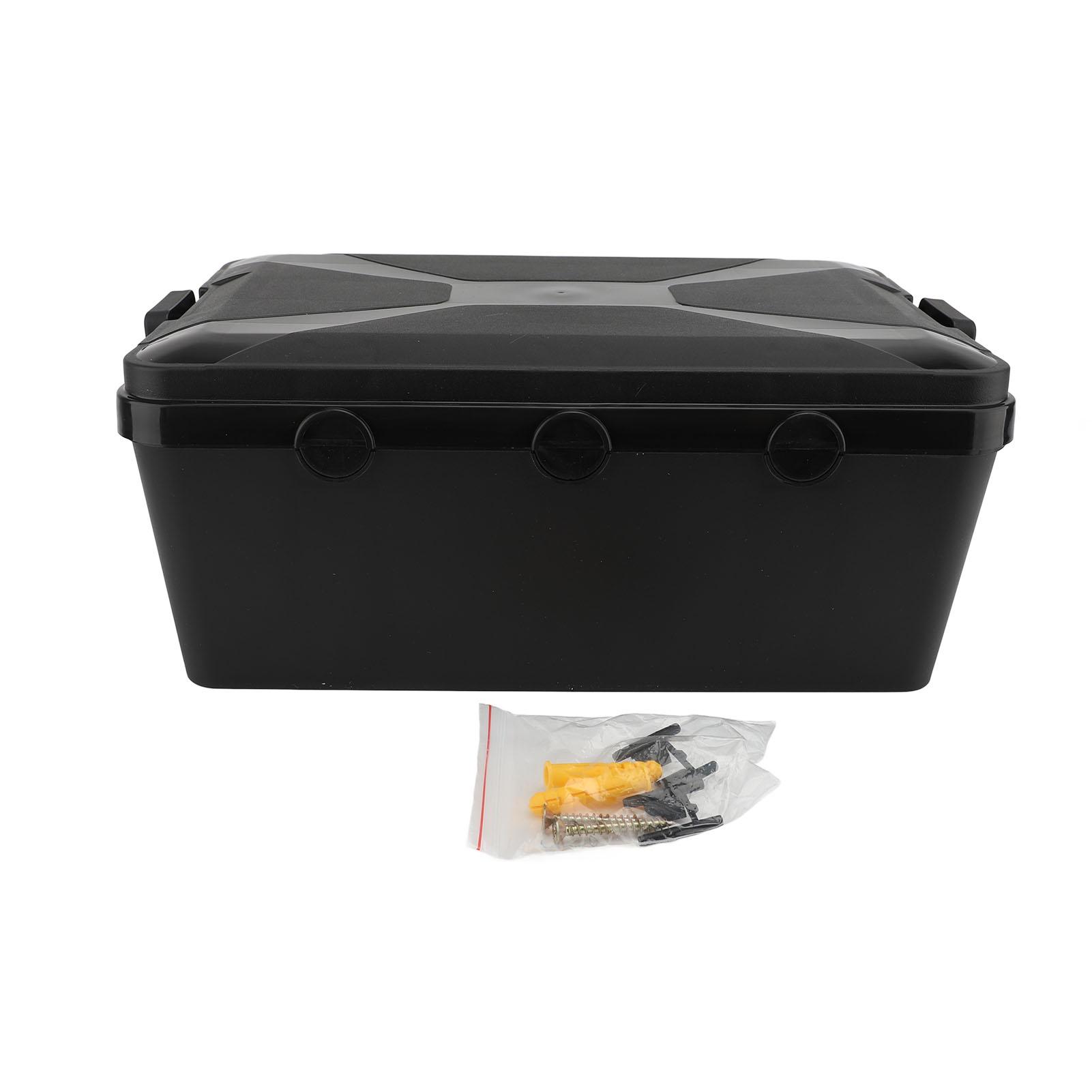 

Вулична електрична коробка 7 кабельних вводів IP54 Водонепроникна Кришки для кабельних з єднань для подовжувача чорний