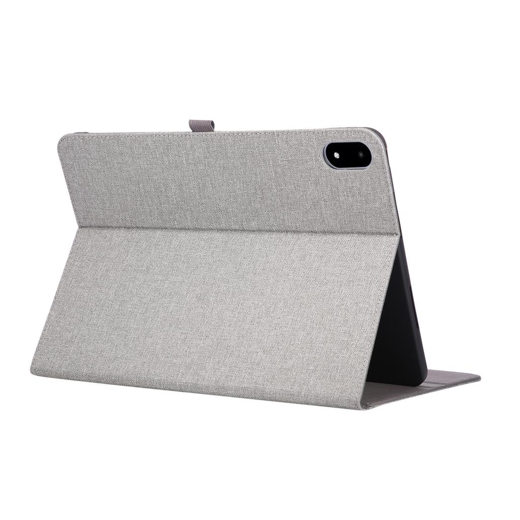 For OnePlus Pad 3 Case with Stand Card Holder Cloth Texture Leather Tablet Cover