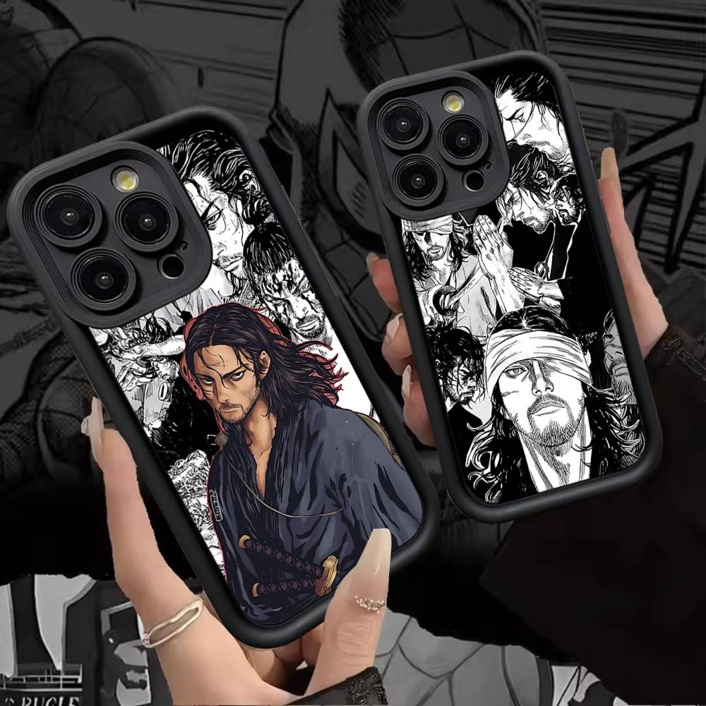Anime Vagabond Phone Case For IPhone 17 16 15 14 13 12 11 Pro Max Mini Plus Soft TPU Back Cover