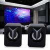 1 Pair Small USB Speaker Sound Box with RGB Light Virtual Surround Sound Computer Laptop Speaker Portable Mini Loudspeaker