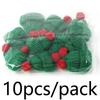 (10 Pcs/pack) 6x4cm Christmas Mini Knitted Hat Decoration Pendant New Year DIY Gift Holiday Party Supplies Yarn Finger Hat