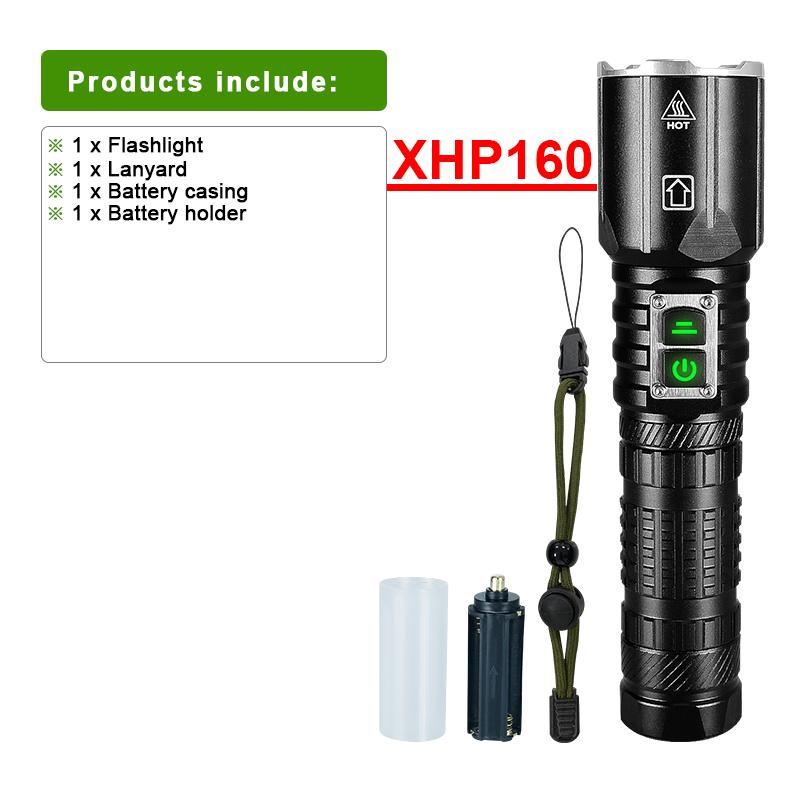 

100000 люменов светодиодный фонарик высокой мощности перезаряжаемый фонарик мощный фонарик зум водонепроницаемый фонарик для кемпинга no battery чёрный