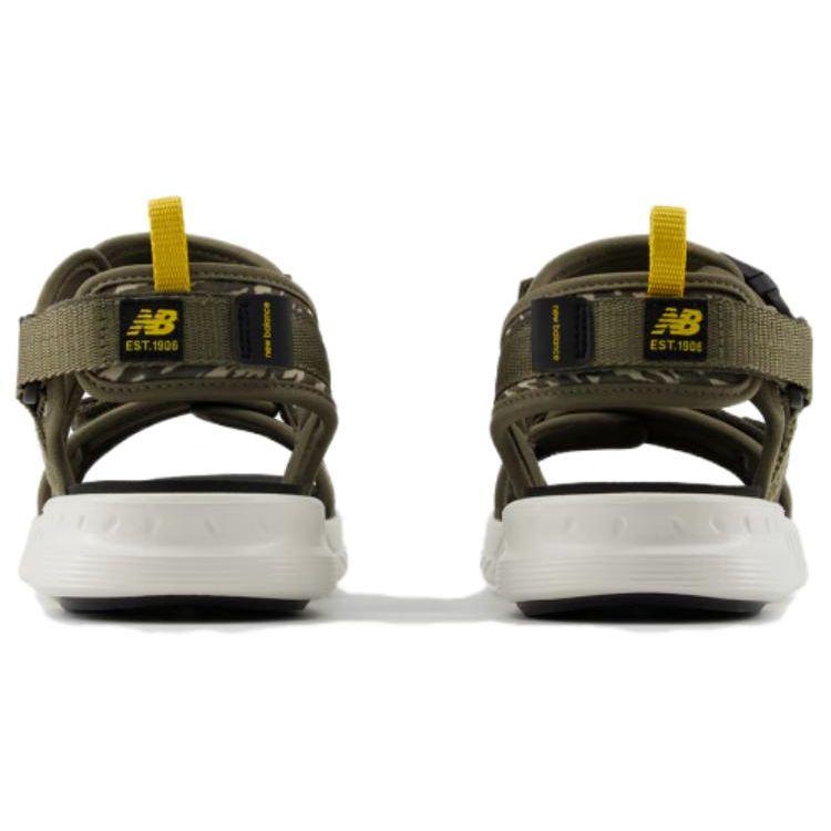 New Balance 600 Men Green Beach Sandals Comfortable Versatile SMA600B2
