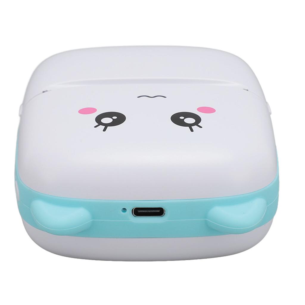 Mini Thermal Printer Portable Bluetooth Pocket Phone Printer for Students Wrong Questions Photos Blue