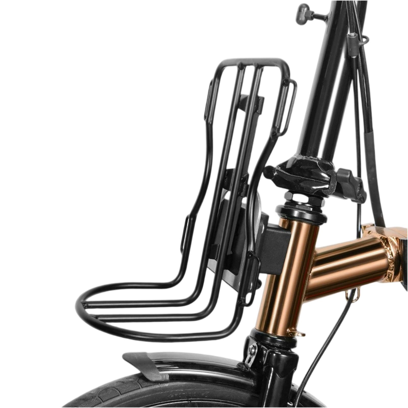 

Передний багажник для велосипеда, крепление, маленькая тканевая сумка-багажник для сумок типа «пятачок», сумок на руль для складного велосипеда и велосипедных аксессуаров, простая установка и прочная конструкция One Size