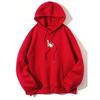 Women's Printed Hoodie with Kangaroo Pocket - Casual Long Sleeve Drawstring Sweatshirt for Cross-Border Trade 2025