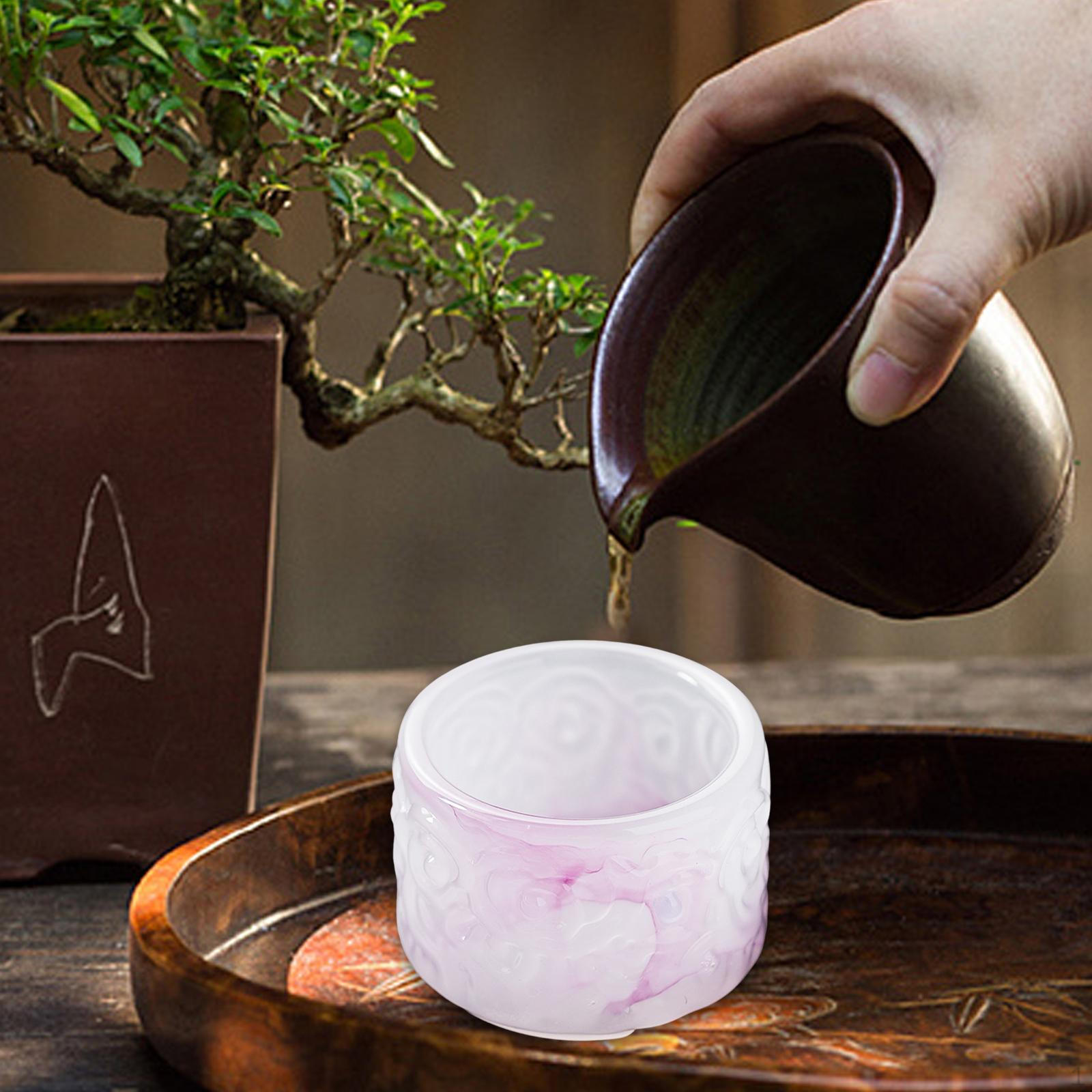 

Китайская чашка для чая кунг-фу, цветная глазурь, компактная, традиционная, для улицы и помещения, 50 мл, креативная розовый