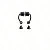 1 Stück Damen Herren Fake Piercing Nasenring Ohrringe Mode Punk Nicht-Piercing Nasenclip Edelstahl Perforation Septum Körperschmuck