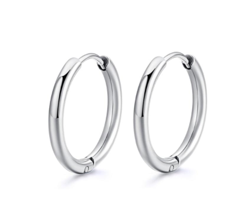 Anime Tokyo Revengers Chifuyu Matsuno Cosplay Örhängen Svart Silver Guld Färg Ringörhängen Öronklämmor För Kvinnor Män Smycken