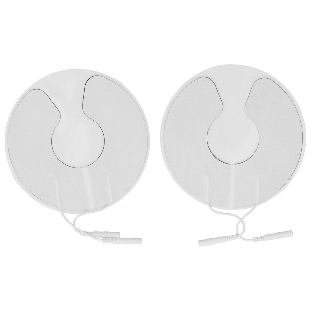 2pcs Breast Electrode Pads for Electric TENS Massager Physiotherapy Machine 11cm  4.3in