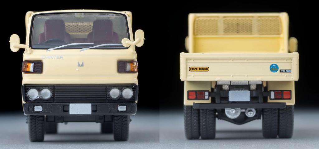 Tomica Limited Vintage Neo Japanese Car Era 19 Mitsubishi Fuso Canter Dump Truck Specification 1980 Model Finished Product 333999 1/64 LV-N Sakana-kun
