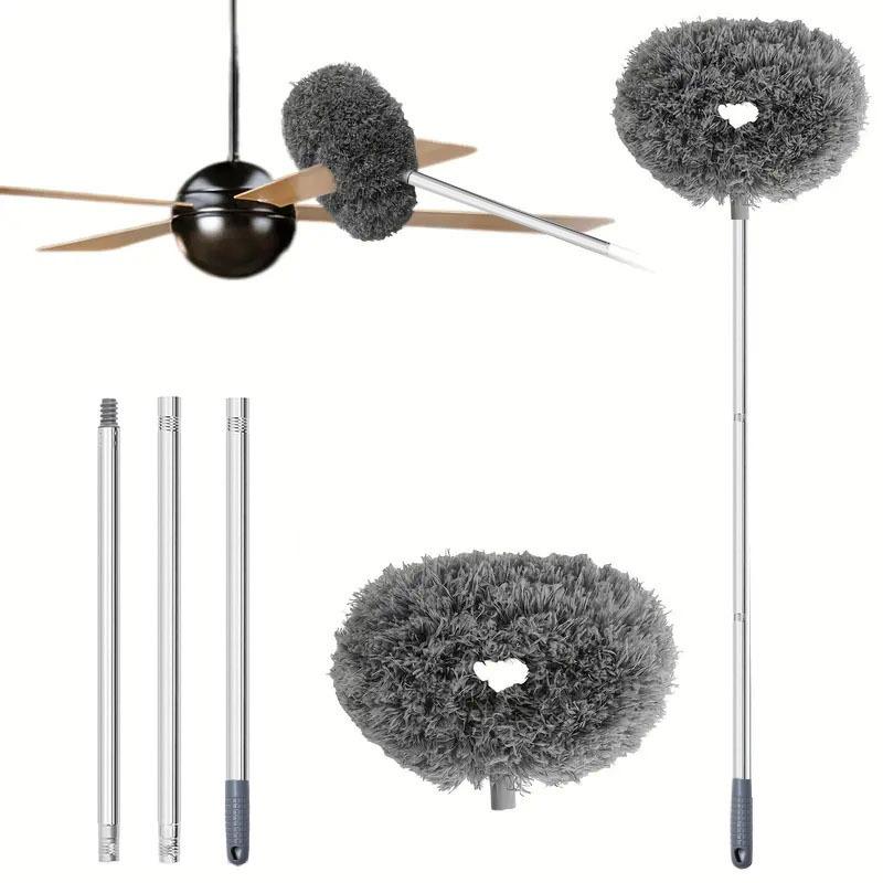 Ceiling Fan Cleaner Dusters With Extension Pole Dust Removal Brush For High Ceilings Fans Furniture Removable Fan Duster