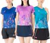 Nittaku Table Tennis Game Hana JTTA Chigusa Midori Size NW2226 Shirt, Shirt, Women's, Sweat-wicking, Quick-drying, Stretch, Approved, (Green), L,