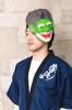 Clearstone Japanese-Style Wind God Mask, Unisex, Green