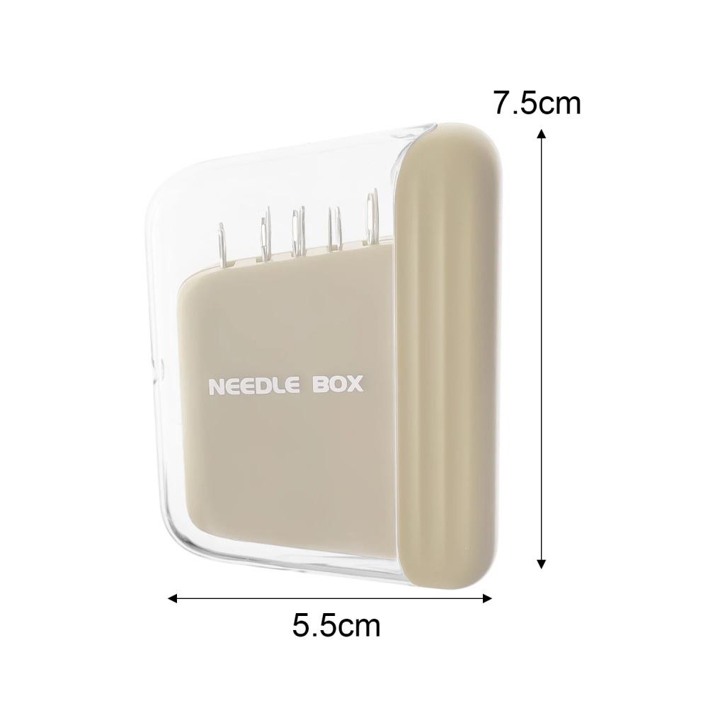 Magnetic Sewing Needle Box with Needle Portable 5 Size Embroidery Needles Magnet Storage Case DIY Craft Sewing Accessories Home