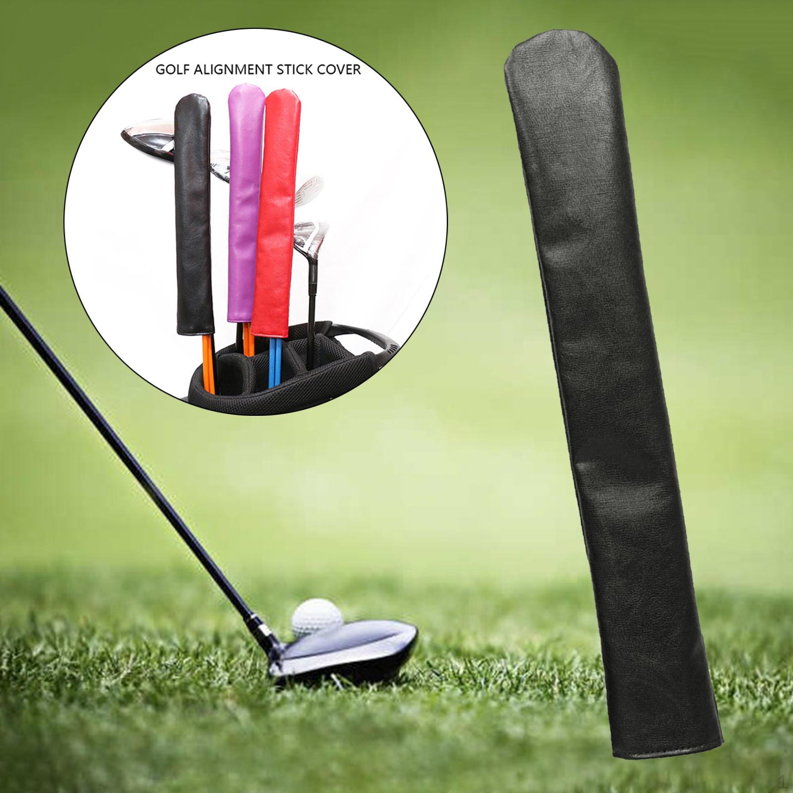Cover, PU Leather, Least 2 s, golf Rod Holder, Pole Holder for Black
