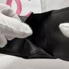 Used CHANEL Boy Chanel Trifold Wallet Caviar Skin Black