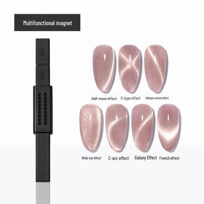 Nail Art Multi-Purpose S-Stripe Cat Eye Magnetic Tool for Nail Polish