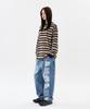 WKNDRS Multi Stripe Ls T-Shirt (Navy)
