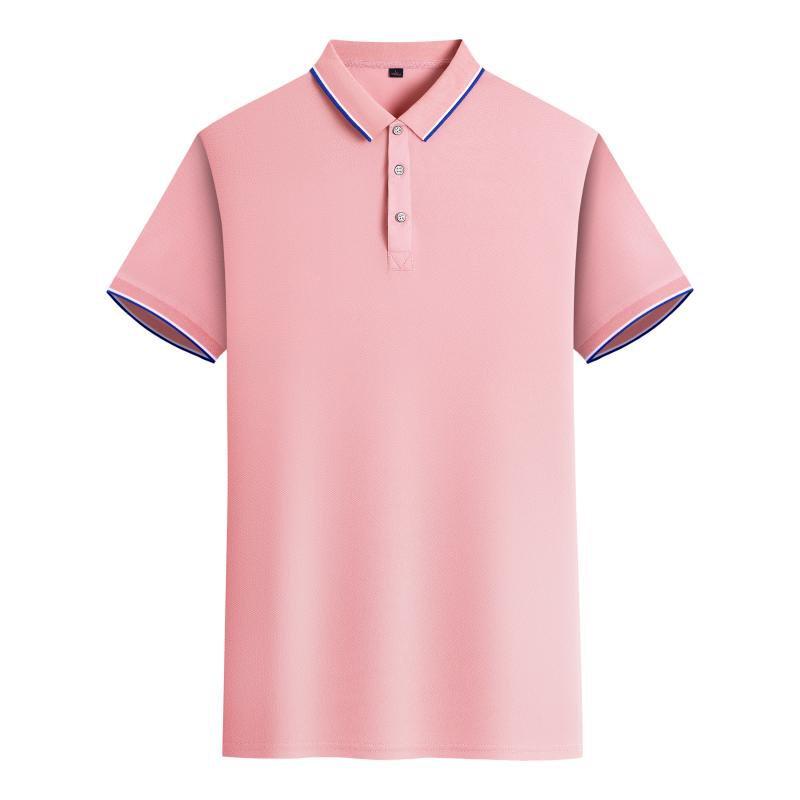 Unisex Summer Short-Sleeved Polo Shirts: Ideal for Work Uniforms, Group Events, DIY Customization & Everyday Wear.